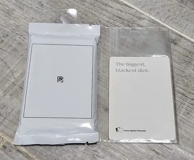 Cards Against Humanity - "The Biggest Blackest Dick" Card & World Wide Web Pack - Image 1 of 2