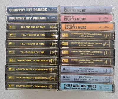 Lot of 20 Country Music Cassette Tapes  Reader’s Digest MCA BMG  Various Albums - Image 1 of 4