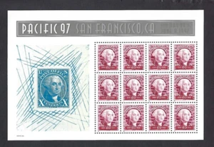 US Scott# 3140 1997 60c Pane of 12 Pacific 97 MNH VF - Picture 1 of 2