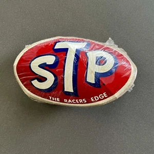 STP Sticker Original Vintage Motor Oil Racing Decal Sealed Pack 3” x 4.5" - Picture 1 of 6