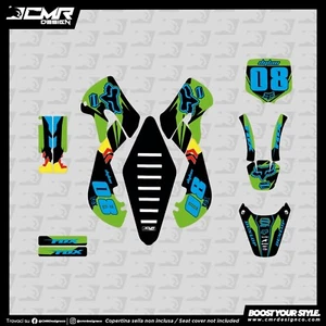 Kit Grafiche adesivi in crystal per KAWASAKI KX 65 2006 2007 2008 2015 - Picture 1 of 1
