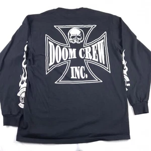 Black Label Society Doom Crew Inc T-Shirt Long Sleeve Large Y2K Streetwear 2005 - Picture 1 of 6