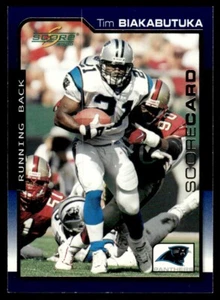 2000 Score Tim Biakabutuka /2000 Carolina Panthers #28 - Picture 1 of 2