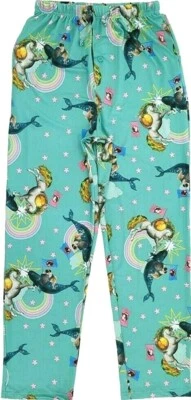 Briefly Stated Lounge PJ Pajama Pants Unicorn Pug Rainbow Narwhal Pants  M  - Image 1 of 4