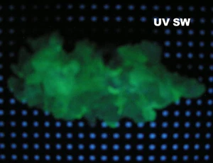 FLUORESZIERENDER CHALCEDON - 6,6 cm - SATTELBERG, ARIZONA 25662 - Bild 1 von 8