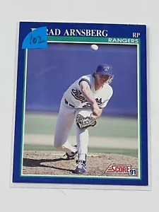 Brad Arnsberg - #Score' 91, Relief Pitcher, Texas Rangers, Mint #510 (102) - Picture 1 of 3