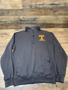 Tennessee Volunteers NCAA Colosseum Men’s 1/4 Zip Pullover Jacket Gray Small EUC - Picture 1 of 4