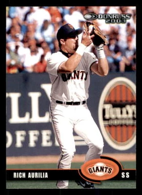 2003 Donruss  #377 Rich Aurilia San Francisco Giants - Image 1 of 2