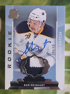 Sam Reinhart 2014-15 Upper Deck The Cup /99 RPA Rookie Patch Auto RC #178
