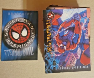 1996 Fleer Skybox Marvel Spider-Man Premium - Complete 100 Card Set w Checklist - Picture 1 of 5