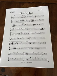 CHEEK TO CHEEK  5-4-4-4+VOCAL and DIRECTORS SCORE   This is a BIG BAND CHART - Picture 1 of 5