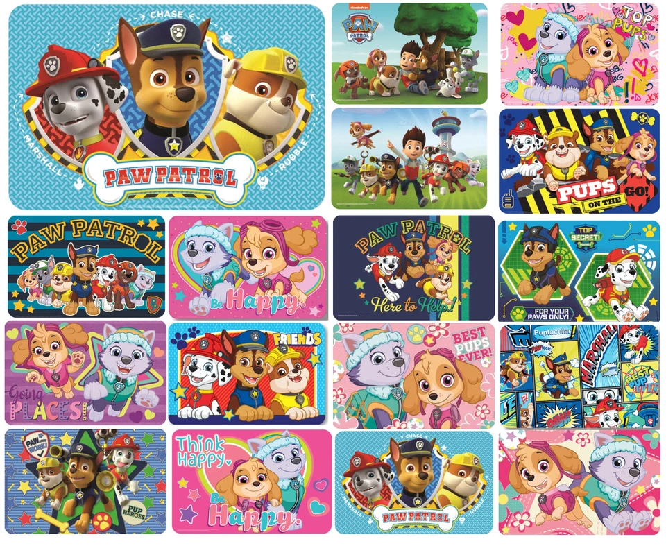 PAW PATROL Platzdecken Platzset 43x28cm Tischset Unterlage Schreibunterlage - Bild 1 von 1