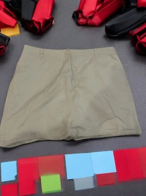 PANTALONES CORTOS MUJER STUDIO WORKS CAQUI TALLA GRANDE 18 Foto 1 de 3