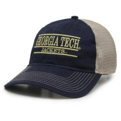 Georgia Tech GT Hat Soft Mesh with Elastic Snapback Trucker Hat - Image 1 of 2