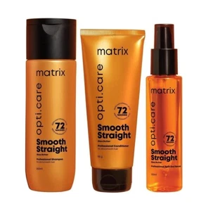 Matrix Opti Care Professional Straight Spa Shampoo Conditioner Serum Combo Pack - Picture 1 of 7