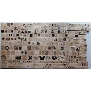 Stampin' Up! GUMMIMARKEN 306 RIESIGES LOT MINI GEMISCHTE THEMEN 1999 BIS 2007 - Bild 1 von 8