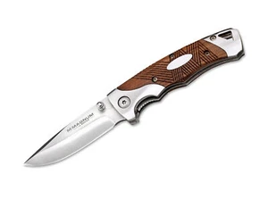 Böker Magnum Handwerksmeister 5 Taschenmesser Pakkaholz 440A Linerlock - 01SC309 - Bild 1 von 2