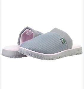 LL Bean Women's Airlight Slipper Scuffs Size 7 Gray Pink