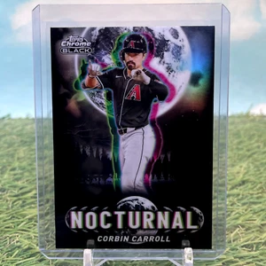 2025 Topps Chrome Black Corbin Carroll CASE HIT NOCTURNAL SSP - Picture 1 of 2