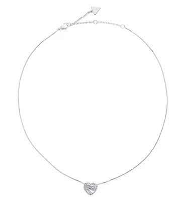 GUESS Schmuck Damen-Halskette Herz Silberfarben JUBN04501JWRHT-U - Bild 1 von 2