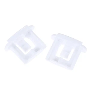 2×WD12X10304 Dishwasher Top Rack Slide End Cap Clip Replacement For GE Hotpoint - Picture 1 of 11