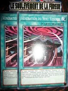 YU-GI-OH! PLAYSET (LOT DE 2) VENERATION DU VENT YOSENJU RIRA-FR057 NEUF ED 1 - Imagen 1 de 1