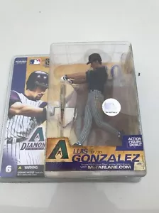 Mcfarlane MLB Serie 6 Luis Gonzalez schwarzes Trikot Variante Actionfigur VHTF - Bild 1 von 1