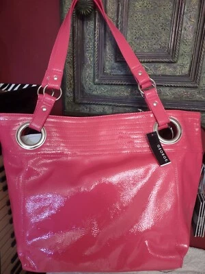 Nuevo Bolso de Mujer de George Rosa Azul y Blanco Interior Tres Bolsillos Foto 1 de 4