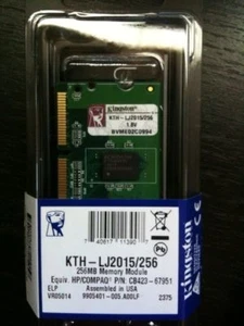KTH-LJ2015/256 CB423A Kingston HP 256MB DDR2 144pin Printer Memory RAM NIB - Picture 1 of 1