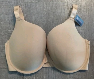 No Boundaries Underwire T Shirt Bra 40DDD Beige Brown Lightly Lined NWT - Image 1 of 4