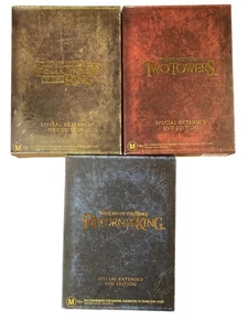 The Lord of the Rings: Extended Edition Trilogy DVD Box Sets 12 Discs Region 4 - Bild 1 von 8