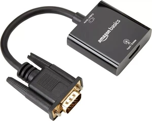 Amazon Basics HDMI zu VGA Konverter vergoldeter Adapter mit 3,5mm Audio HAF-V N - Bild 1 von 4