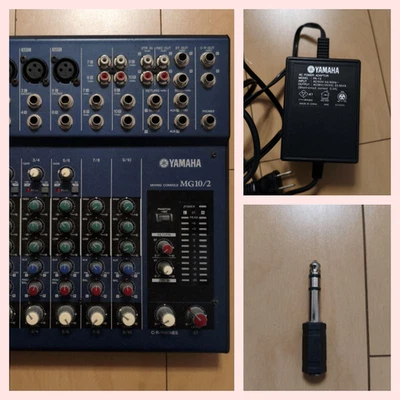 Yamaha MG10/2 10 Channel Stereo Mixing Console Compact Audio Mixer - Image 1 of 4
