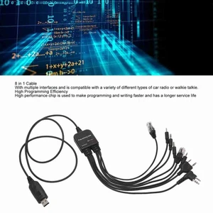 ˇ8 In 1 USB Programming Cable Plug And Play High Performance For - Zdjęcie 1 z 12