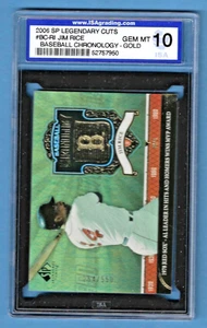 2006 SP Legendary Cuts Chronology-Gold Jim Rice Red Sox #BC-RI ISA 10 #52757950 - Picture 1 of 3