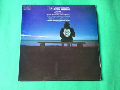 BERIO . Concerto per 2 Pianoforti . Nones . Allelujah II . Berio Boulez dir. NM - Image 1 of 3