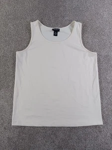 Camicia donna senza maniche Maggie Barnes Essentials 0X 16W bianca misto poliestere - Foto 1 di 11