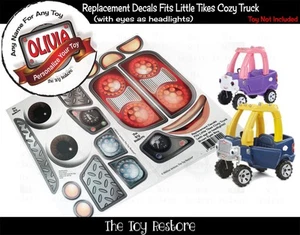 Personalized Replacement Stickers for 2017 Little Tikes Tykes Custom Cozy Truck - Picture 1 of 6