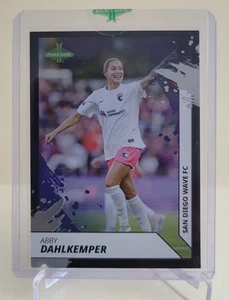 2024 PARKSIDE NWSL VOL 1 ABBY DAHLKEMPER BLACK ONYX #74 SER# 1/2 - Picture 1 of 2