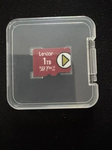 Lexar Play 1 TB microSDXC UHS-I Micro SD Memory Card - used - Zdjęcie 1 z 1