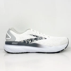 Brooks Womens Ghost 16 1204071B147 White Running Shoes Sneakers Size 9 B - Picture 1 of 12