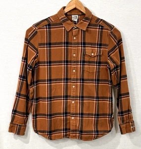 The North Face Flanellhemd Herren L kariert braun langarm Outdoor Workwear - Bild 1 von 15