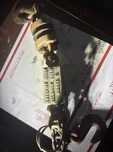 Vintage Ratcliff Hoist Co 15000 lb Chain Pulley Model C - Picture 1 of 24
