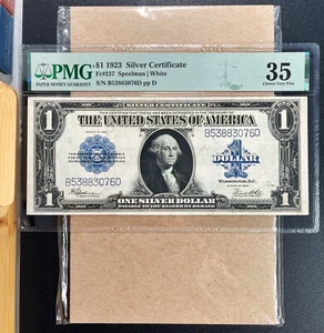 Fr. 237 1923 $1 Silver Certificate "HORSE BLANKET" PMG 35 - VF - Picture 1 of 2