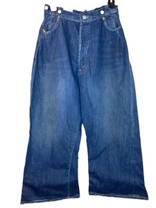 LVC LEVIS Vintage 1890 501 BANDIT SELVEDGE BIG E JEANS BLU DISTRUTTI Uomo W27 - Foto 1 di 24