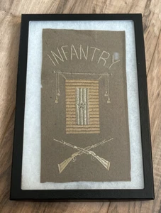 WWI U.S. "Son in Service" Window Banner / Flag - Infantry Division. - Picture 1 of 3