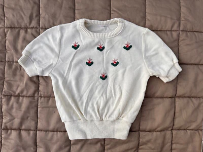 Vintage 80s Healthtex Girls Size 2T Shirt Top Foto 1 de 4