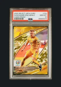 2020 Panini Select Euro Oleksandr Zinchenko Camo Prizm Field Level #/25 PSA 10 - Picture 1 of 2