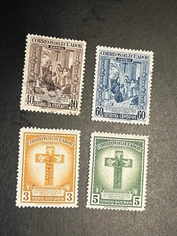 Ecuador stamp C161-164 mixed, as used Cover