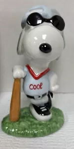 Snoopy Peanuts Flambro Imports Porzellan Baseball Figur Vintage 1998 5" groß - Bild 1 von 16